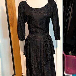 Vintage 1960s silk dress